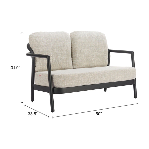 Home Fashion Rein Loveseat Beige