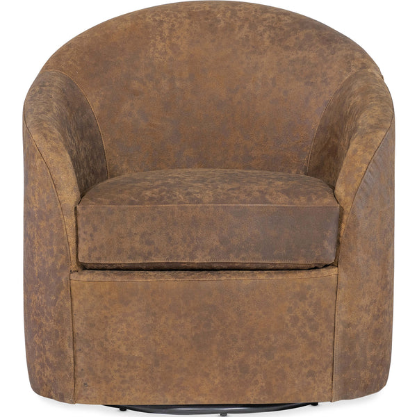 Home Fashion Remi Leather Swivel Chair