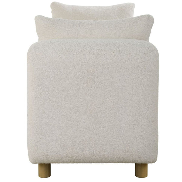 Home Fashion Repose Oversized Bench Ivory
