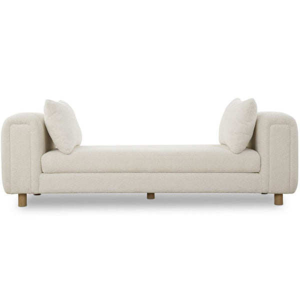 home fashion Repose Oversized Bench Ivory
