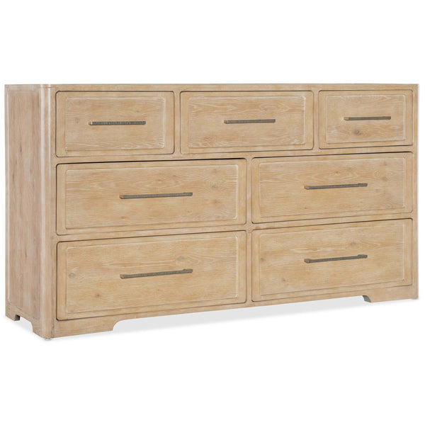 home fashion Retreat 7 Drawer Dresser Dune