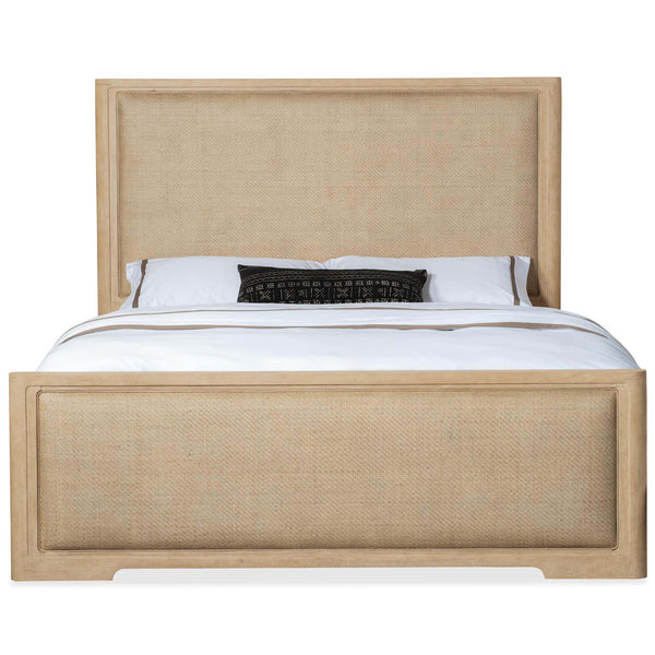 Home Fashion Retreat Cane Panel Bed Dune