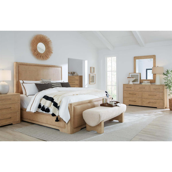 Home Fashion Retreat Cane Panel Bed Dune