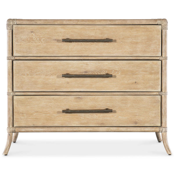 Home Fashion Retreat Pole Rattan Chest Dune