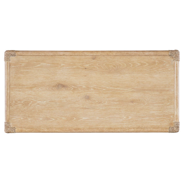 Home Fashion Retreat Pole Rattan Chest Dune