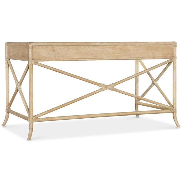 Home Fashion Retreat Pole Rattan Desk Dune