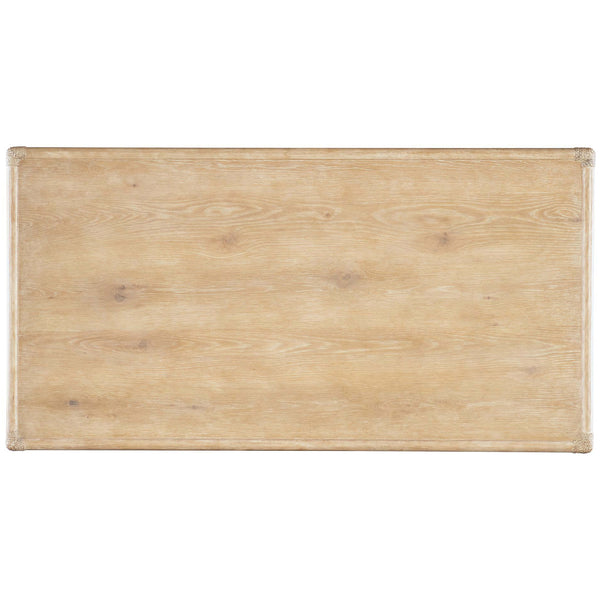 Home Fashion Retreat Pole Rattan Desk Dune