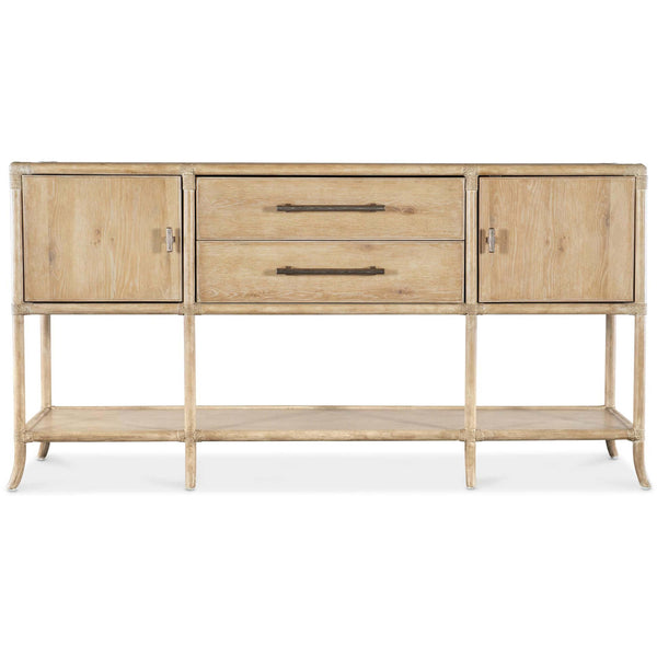 Home Fashion Retreat Pole Rattan Sideboard Dune