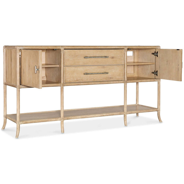 Home Fashion Retreat Pole Rattan Sideboard Dune