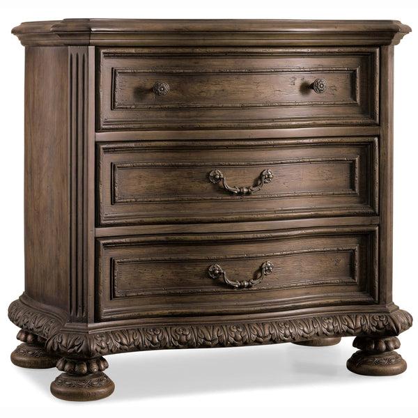 home fashion Rhapsody Three Drawer Nightstand