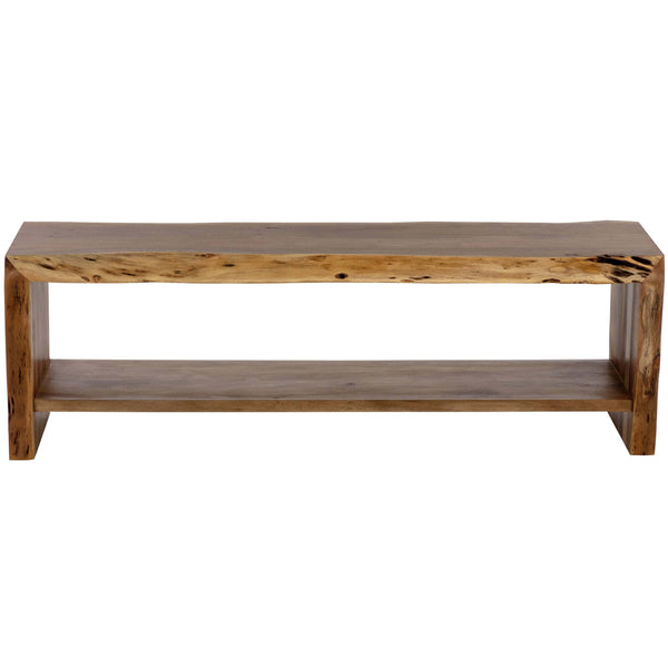 Home Fashion Ridge Bench Natural