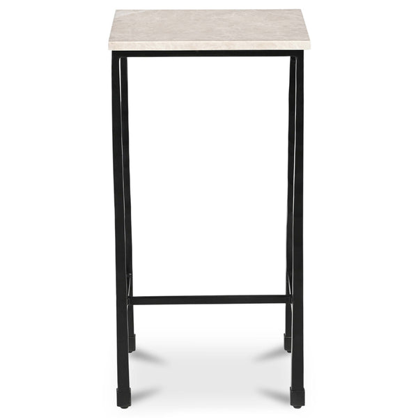 Home Fashion River Side Table Botticino Marble