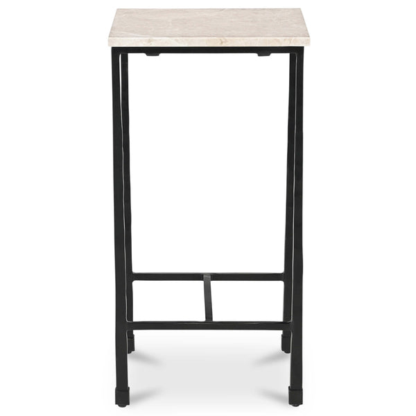 Home Fashion River Side Table Botticino Marble