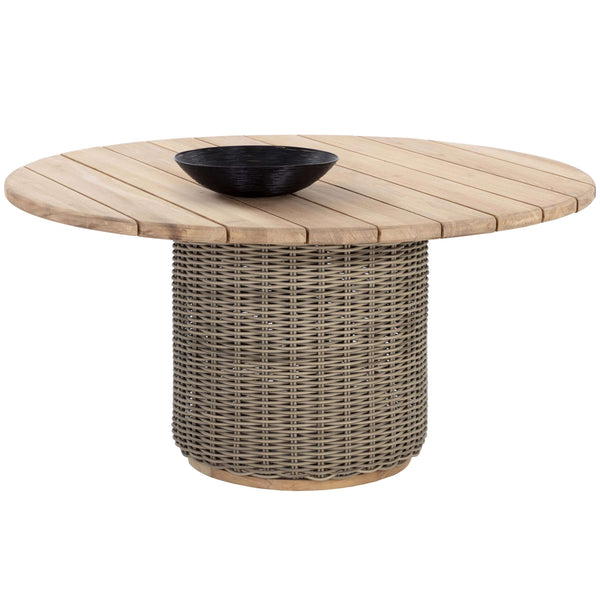 Home Fashion Riviera 60" Outdoor Dining Table