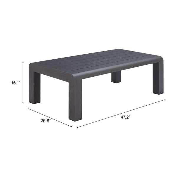 Home Fashion Rolig Coffee Table Black