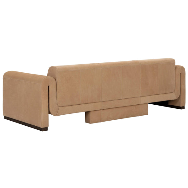 Home Fashion Romer Leather Sofa Nubuck Tan