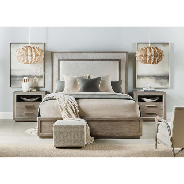Home Fashion Rookery Upholstered Panel Bed