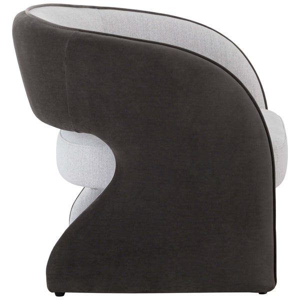 Home Fashion Rosalia Chair Mina Light Grey/Meg Ash