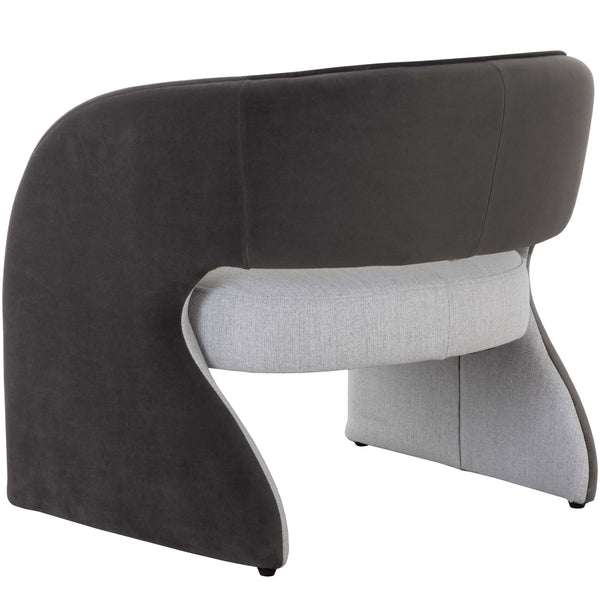 Home Fashion Rosalia Chair Mina Light Grey/Meg Ash