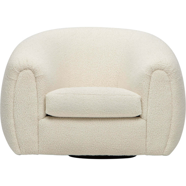 Home Fashion Rouen Swivel Chair Sheepskin Natural