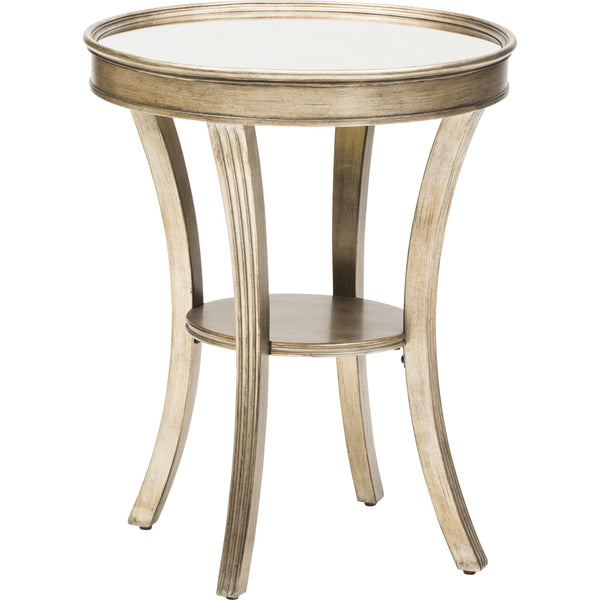 Home Fashion Round Mirror Accent Table