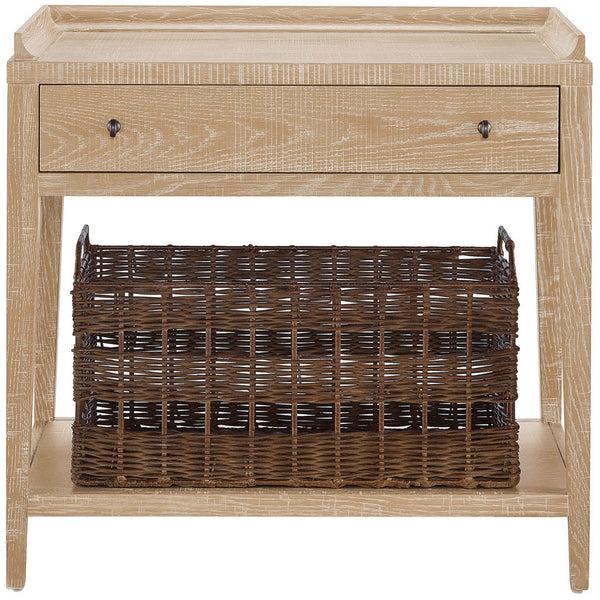 Home Fashion Rylie Nightstand Rustic Natural