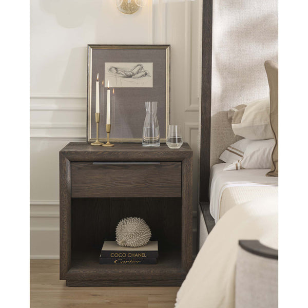 Home Fashion Sable 1 Drawer Nightstand Sable