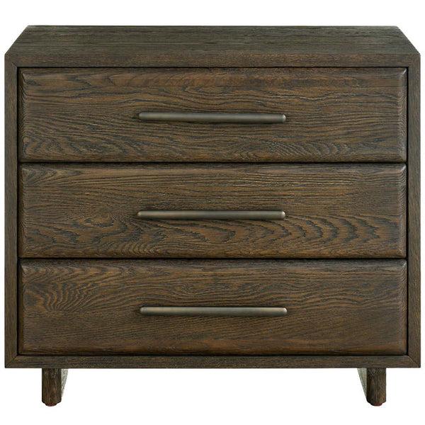 Home Fashion Sable 3 Drawer Nightstand Sable