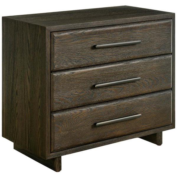 home fashion Sable 3 Drawer Nightstand Sable
