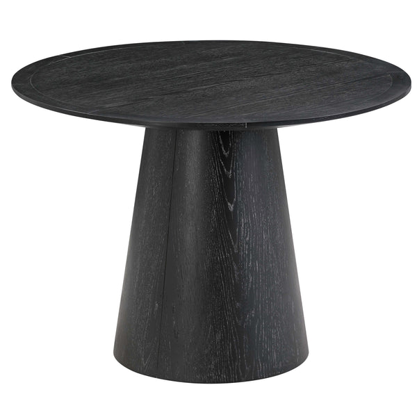 home fashion Sahara Round Dining Table Black