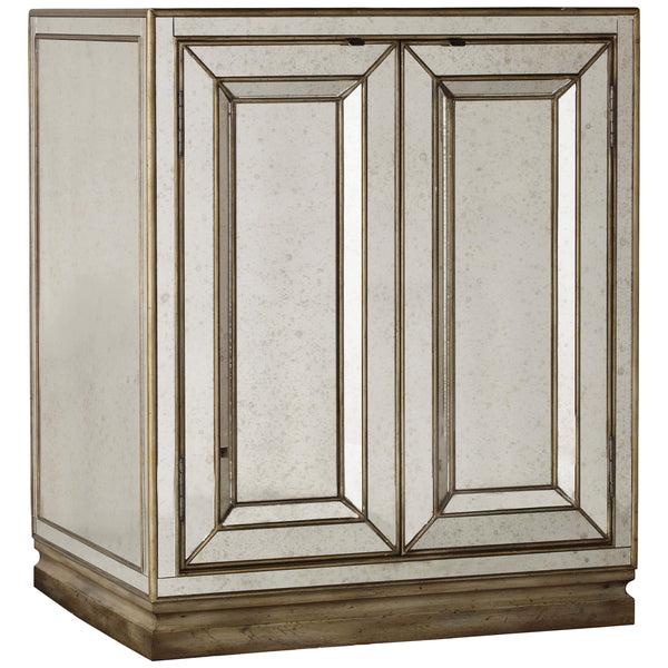 home fashion Sanctuary 2 Door Mirrored Nightstand
