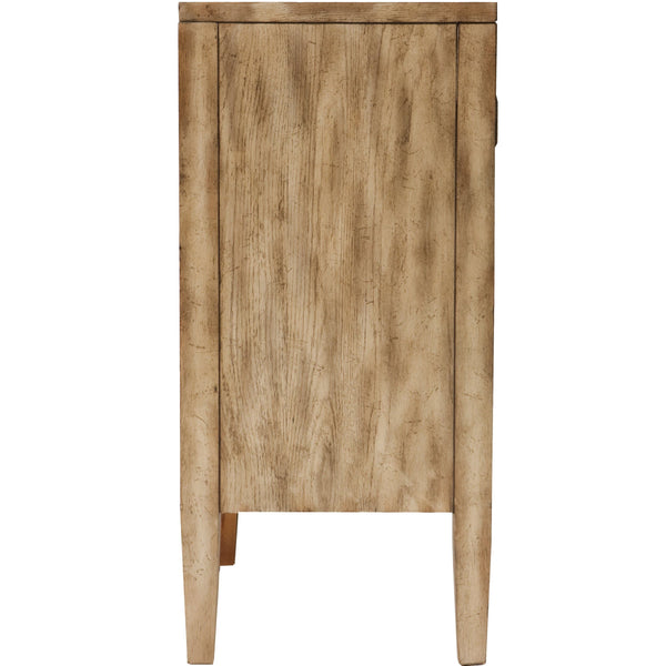 Home Fashion Sanctuary 4 Door Mirrored Console