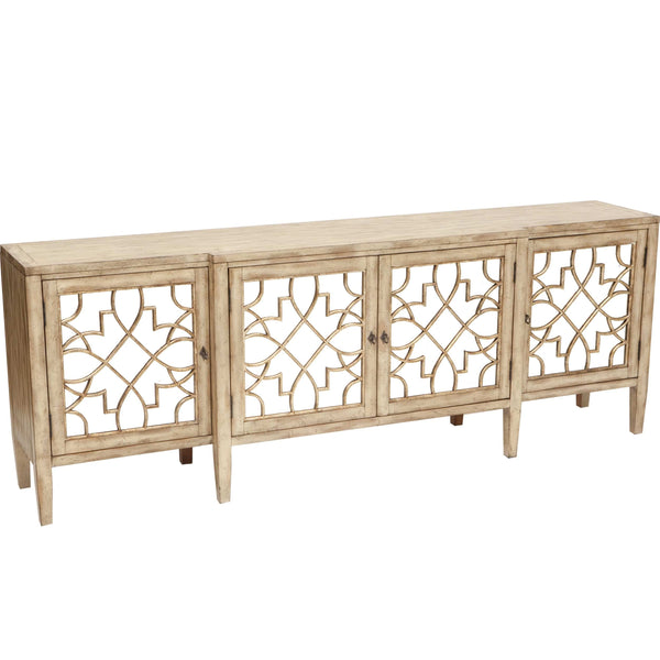 home fashion Sanctuary 4 Door Mirrored Console