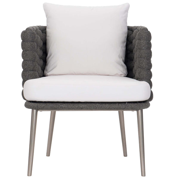 Home Fashion Santa Cruz Arm Chair Cadet Grey