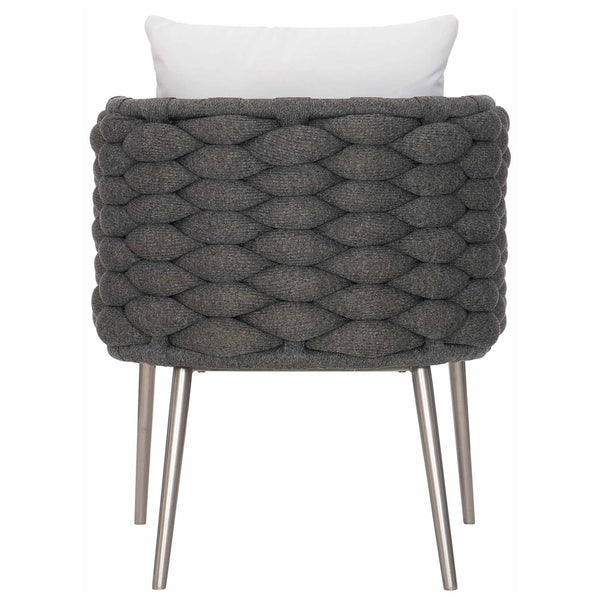 Home Fashion Santa Cruz Arm Chair Cadet Grey