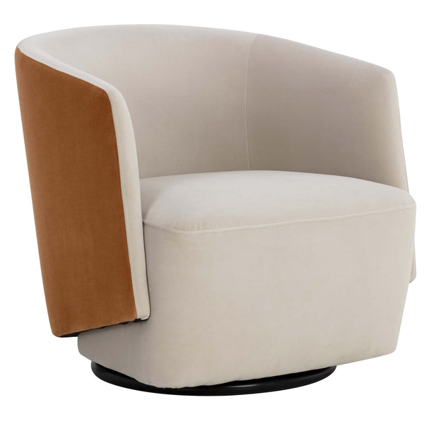 home fashion Sarina Swivel Chair Meg Taupe
