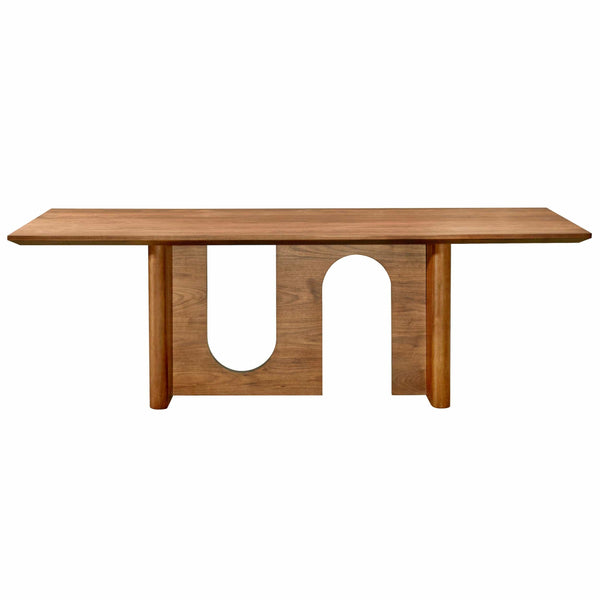 Home Fashion Satra Rectangular Dining Table Walnut