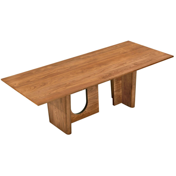 Home Fashion Satra Rectangular Dining Table Walnut