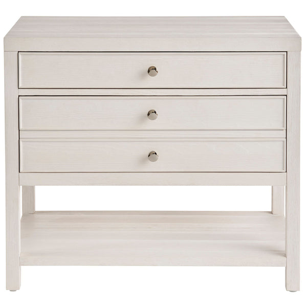 Home Fashion Saugatuck Nightstand White Sand