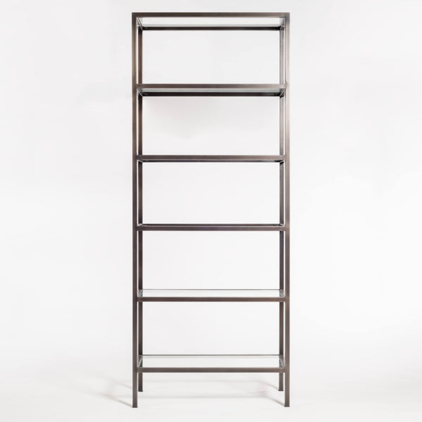 Home Fashion Sawyer Bookshelf Gunmetal