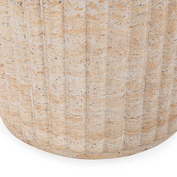Home Fashion Selah Outdoor Stool Beige