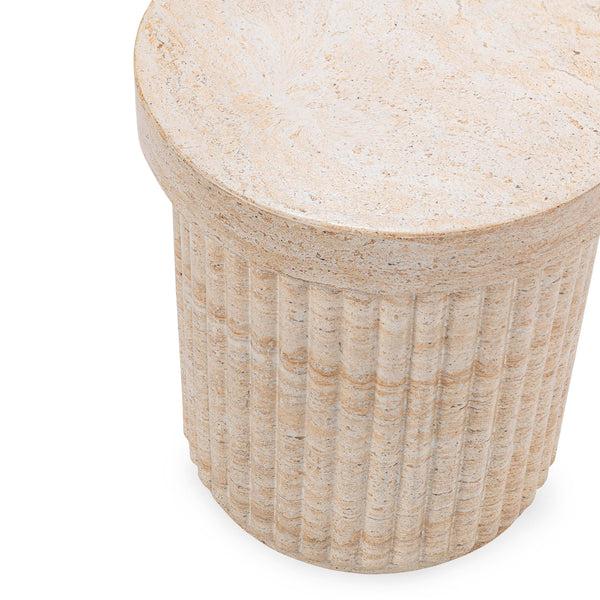Home Fashion Selah Outdoor Stool Beige