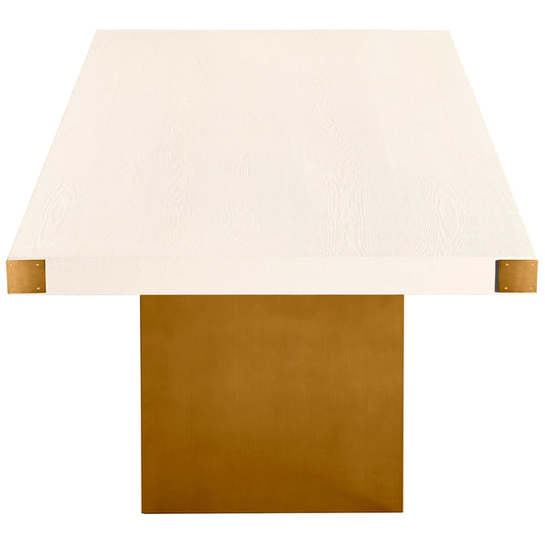 Home Fashion Selena Rectangular Dining Table Cream