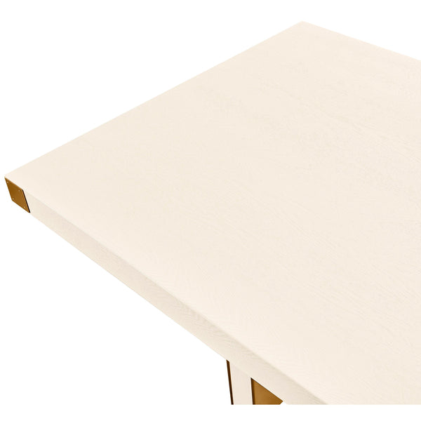 Home Fashion Selena Rectangular Dining Table Cream