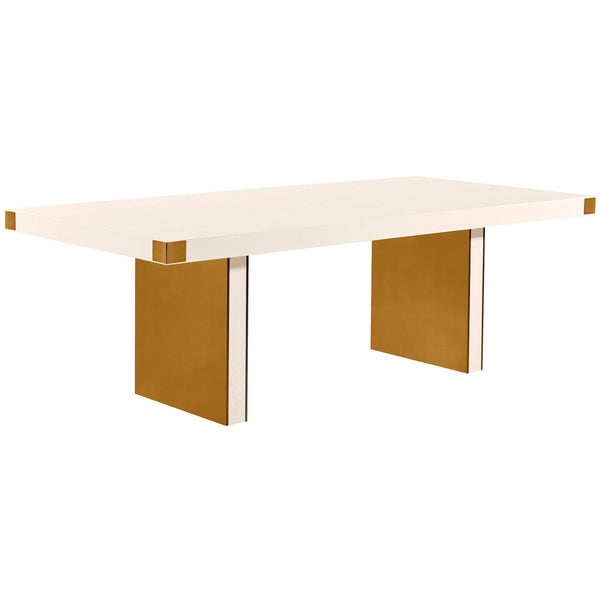 home fashion Selena Rectangular Dining Table Cream