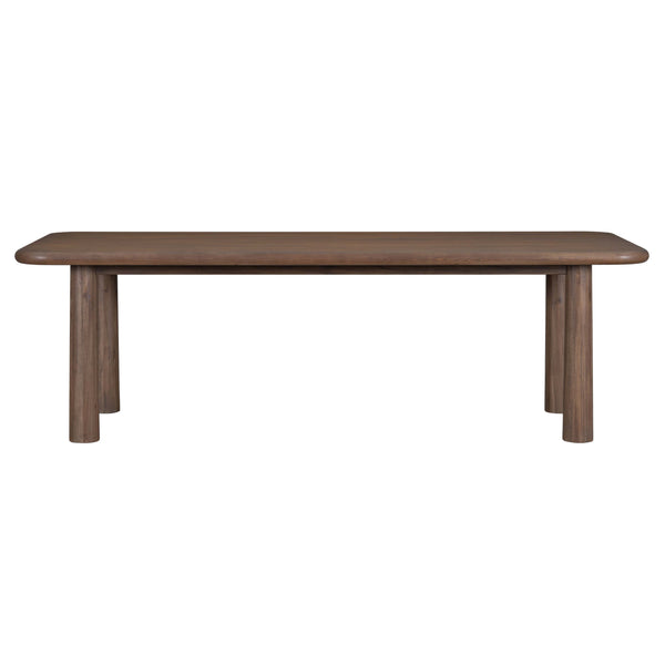Home Fashion Sequoia 96" Dining Table Mocha