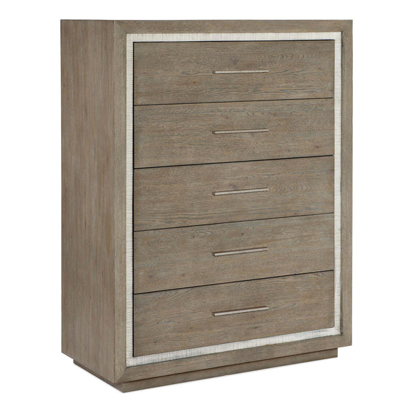 home fashion Serenity 5 Drawer Chest Washed Gray