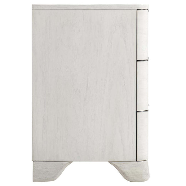 Home Fashion Sereno 3 Drawer Nightstand Lutra