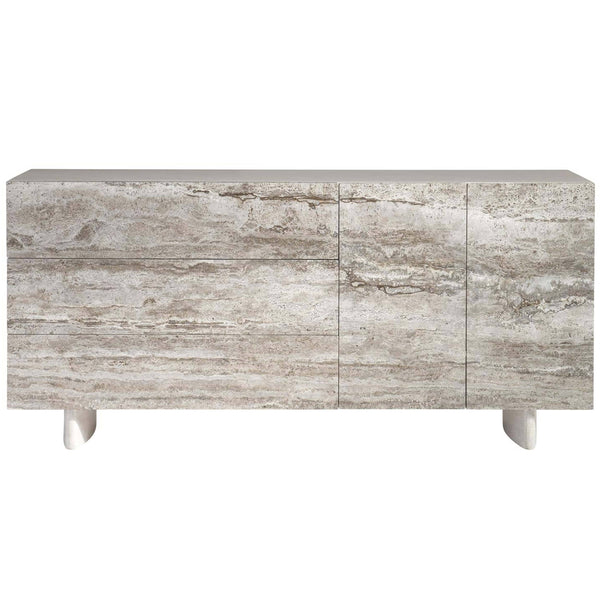 Home Fashion Sereno Buffet Silver Travertine