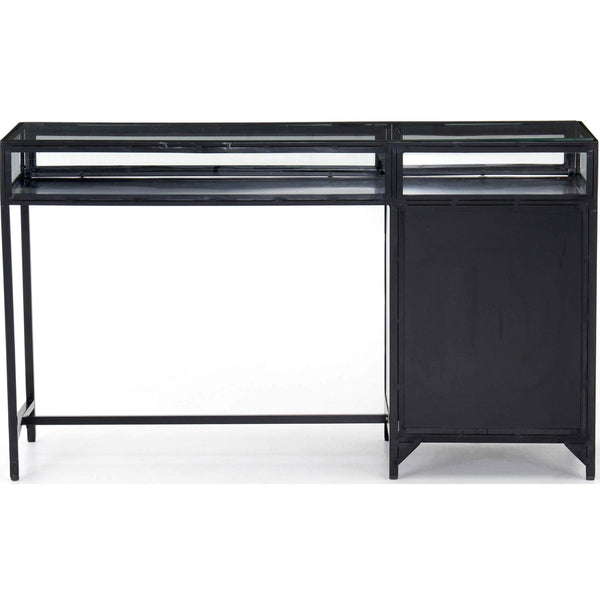 Home Fashion Shadow Box Desk Black By Four Hands